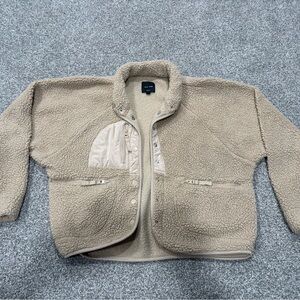 Love Tree Teddy Jacket in Tan